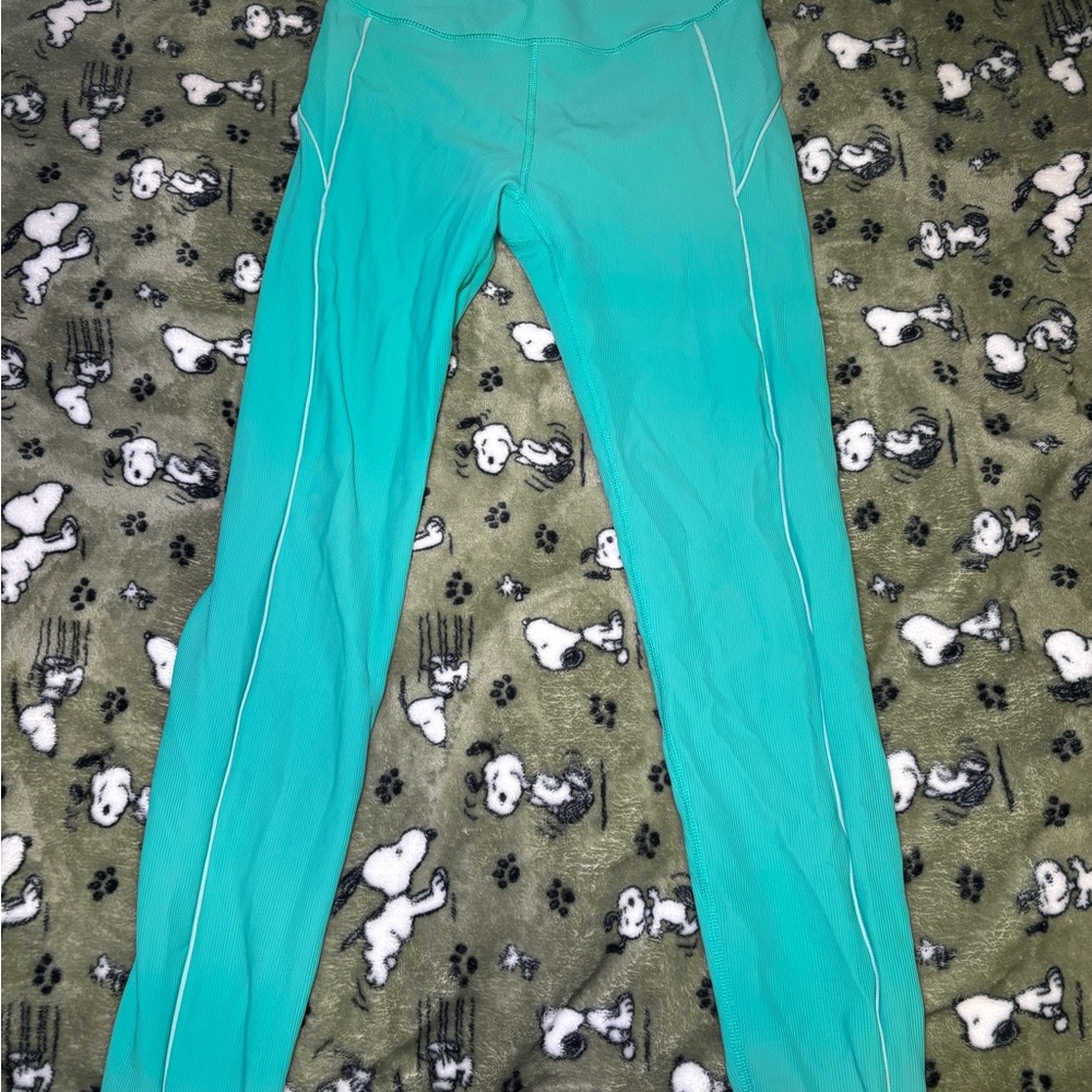 Green Athletic Leggings